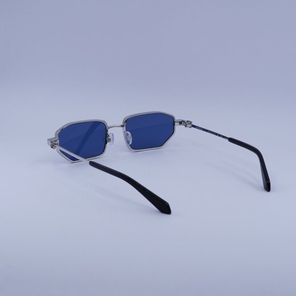 Off-White Off-White OERI14J LOA 7245 Sunglasses Silver Geometric Frame main image 8